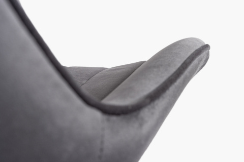 Krzesło tapicerowane Eclipse Szare