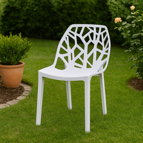 Krzesło Luna Białe