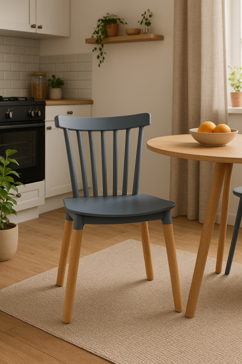 Krzesło Skandynawskie Finn Szare