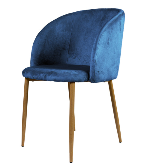 Krzesło Tapicerowane Orion Niebieskie