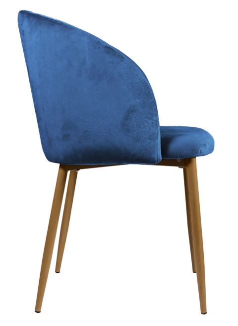 Krzesło Tapicerowane Orion Niebieskie