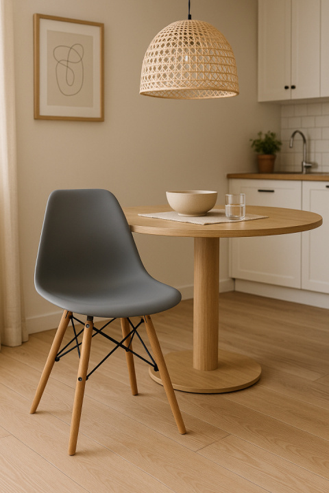 Krzesło skandynawskie Ember Szare